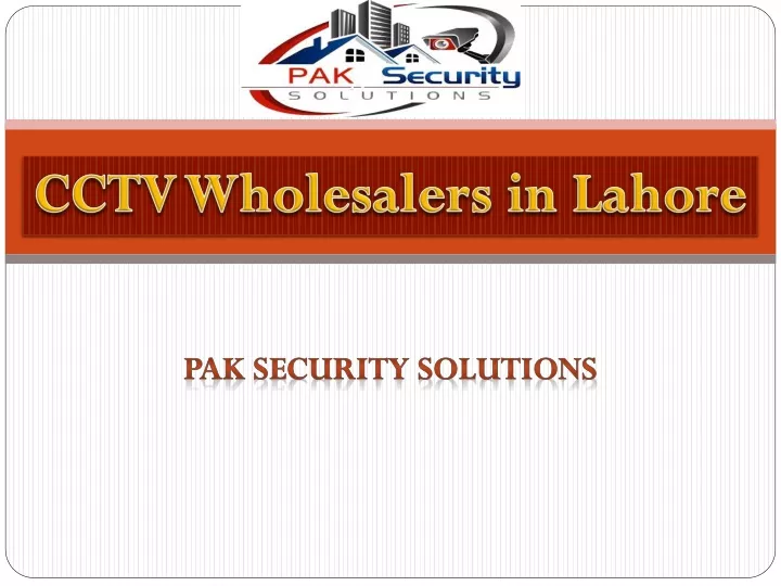 cctv wholesalers in lahore