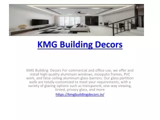 kmg building decors