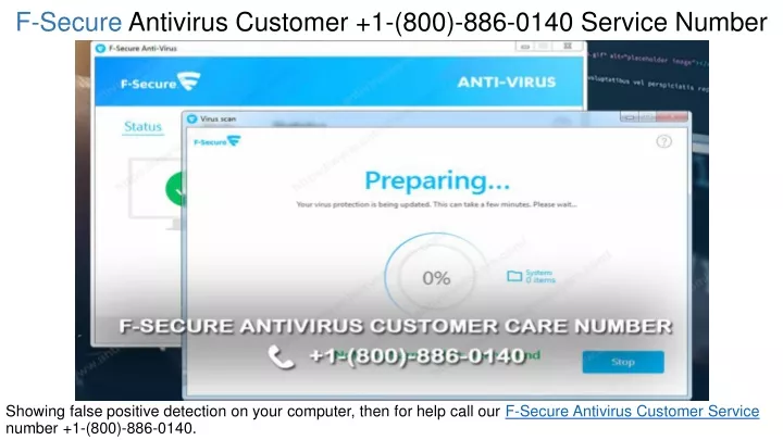 f secure antivirus customer 1 800 886 0140