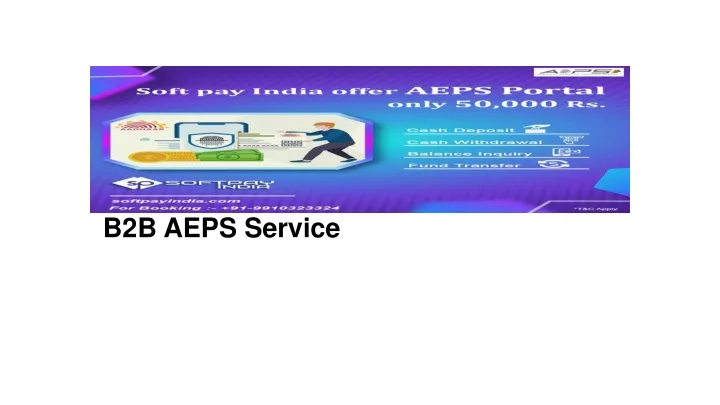 b2b aeps service