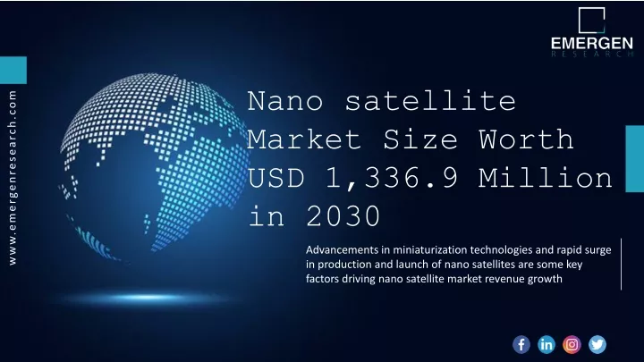 nano satellite market size worth