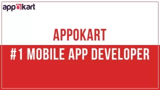 appokart 1 mobile app developer