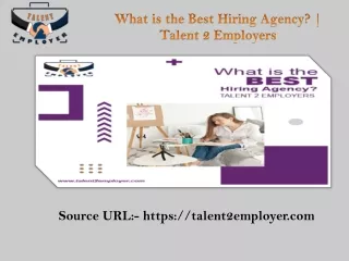 What is the Best Hiring Agency