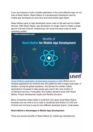 if you are looking to build a mobile application