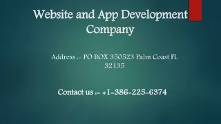 Website and App Development Company