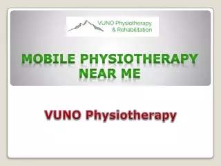 Mobile physiotherapy near me