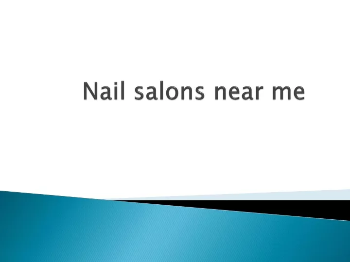 nail salons near me