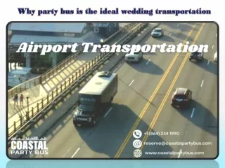Why party bus is the ideal wedding transportation