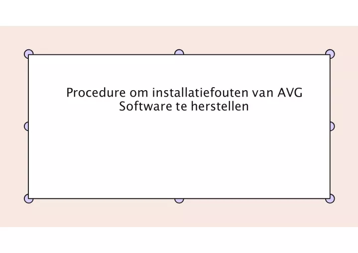 procedure om installatiefouten van avg software te herstellen