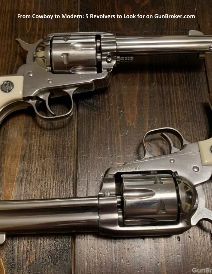 from cowboy to modern 5 revolvers to look