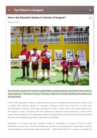 top school in gurgaon