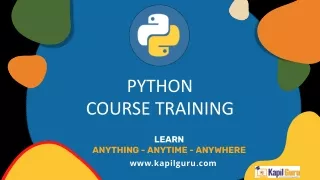 python course training