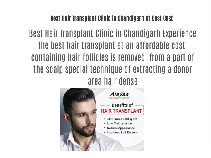 best hair transplant clinic in chandigarh at best