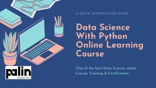 Data Science With Python Online Learning Course