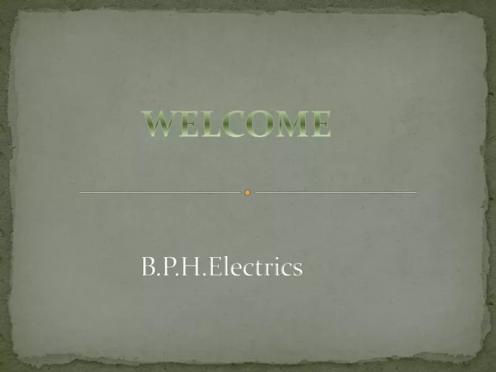 b p h electrics