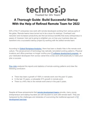 a thorough guide build successful startup with