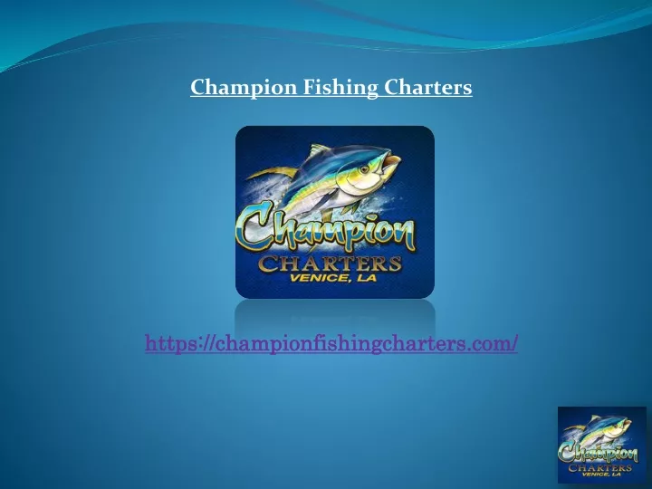 champion fishing charters