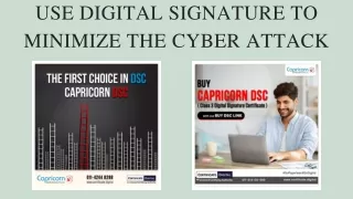 Use Digital Signature to Minimize the Cyber Threat