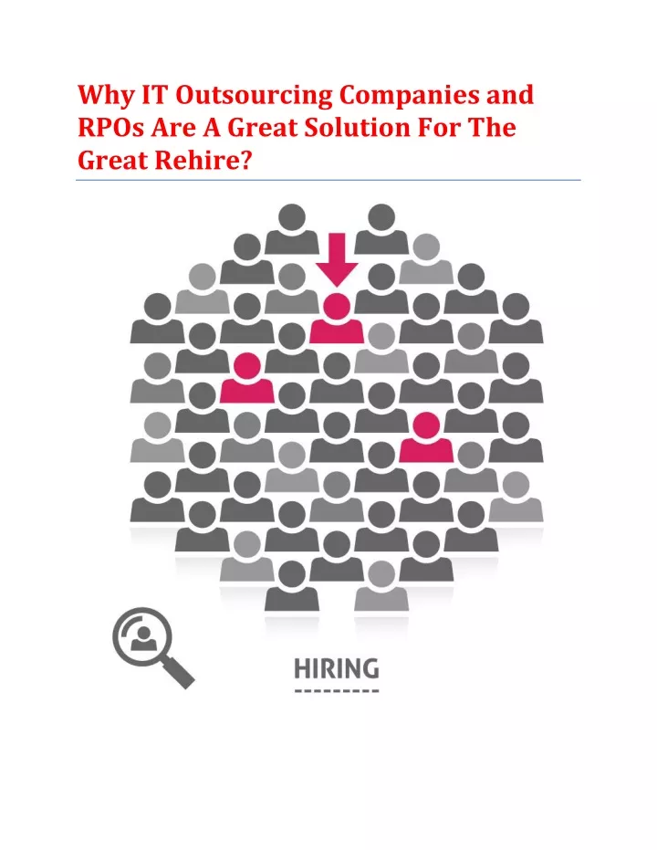 why it outsourcing companies and rpos are a great