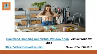 Interactive App Virtual Window Shop- Virtual Window Shop