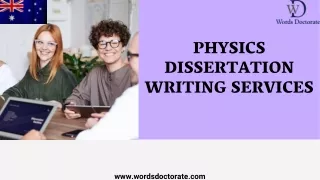 Physics Dissertation Writing Services - Words Doctorate