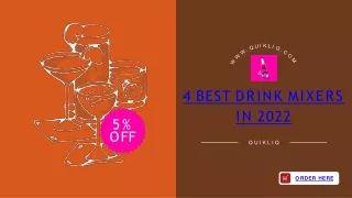4 Best Drink Mixers in 2022