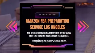 Amazon FBA Preparation Service Los Angeles