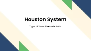 Kinds of Turnstile Gate in India