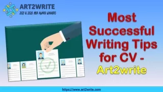 most successful writing tips for cv art2write