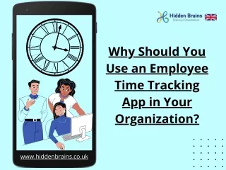 why should you use an employee time tracking