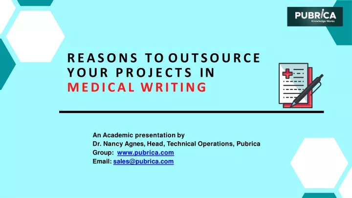 reasons to outsource your projects in medical writing