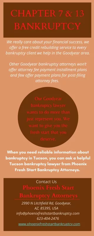 Bankruptcy Attorney in Goodyear AZ