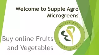 buy online organic fruits and vegetables in Delhi