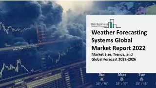 weather forecasting systems global market report