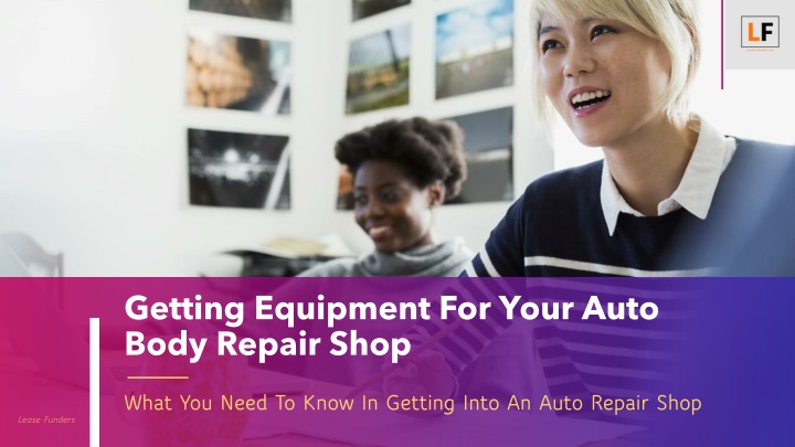 getting equipment for your auto body repair shop