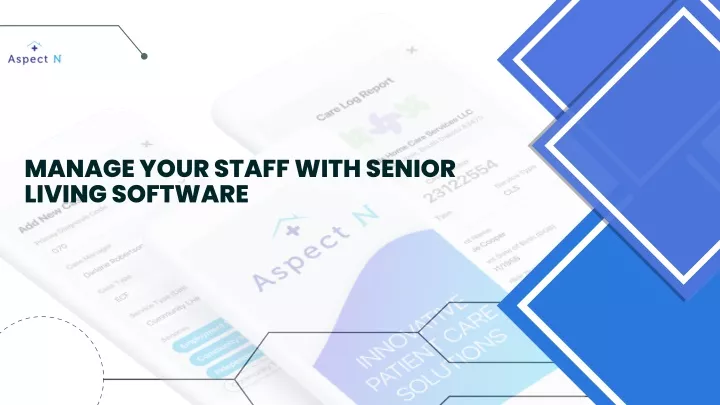 manage your staff with senior living software