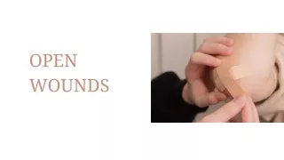 open wounds