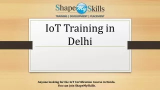 iot training in delhi