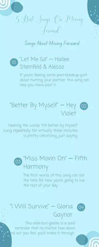 5 best songs on moving forward songs about moving
