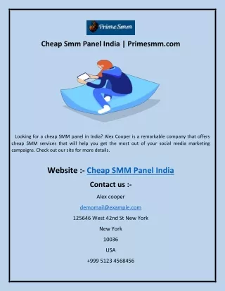 cheap smm panel india primesmm com