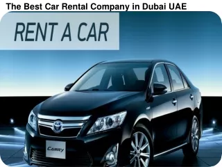 The Best Car Rental Company in Dubai UAE