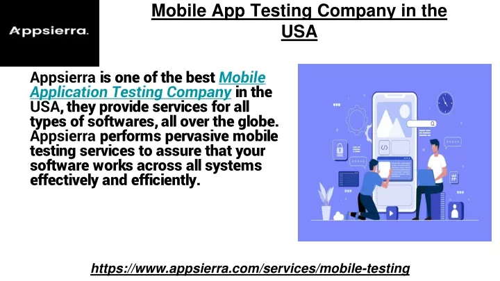 mobile app testin g company in the usa