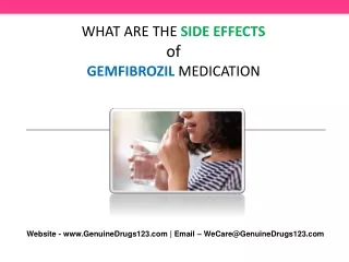 What is the most common Adverse effect of Gemfibrozil