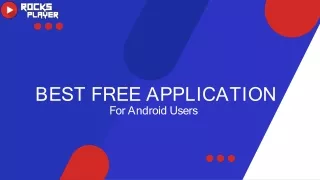 Best Free Application For Android Users
