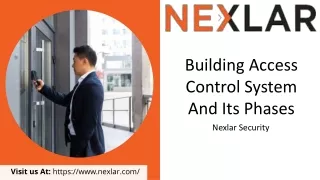 building access control system and its phases