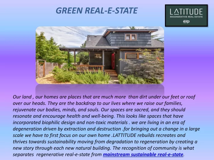 green real e state