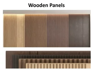 wooden panels