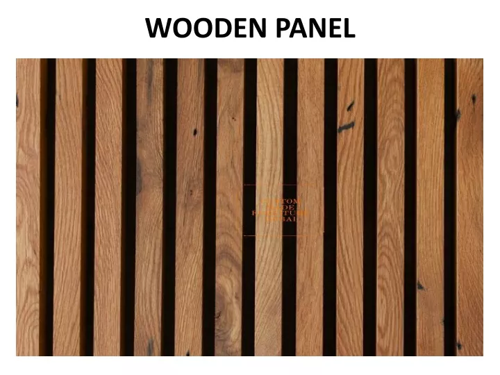 wooden panel