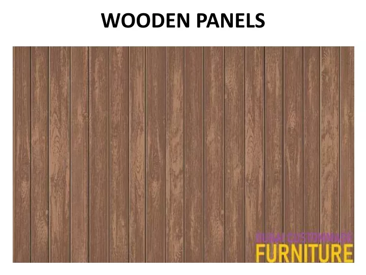 wooden panels