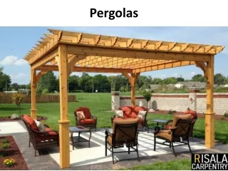 pergolas